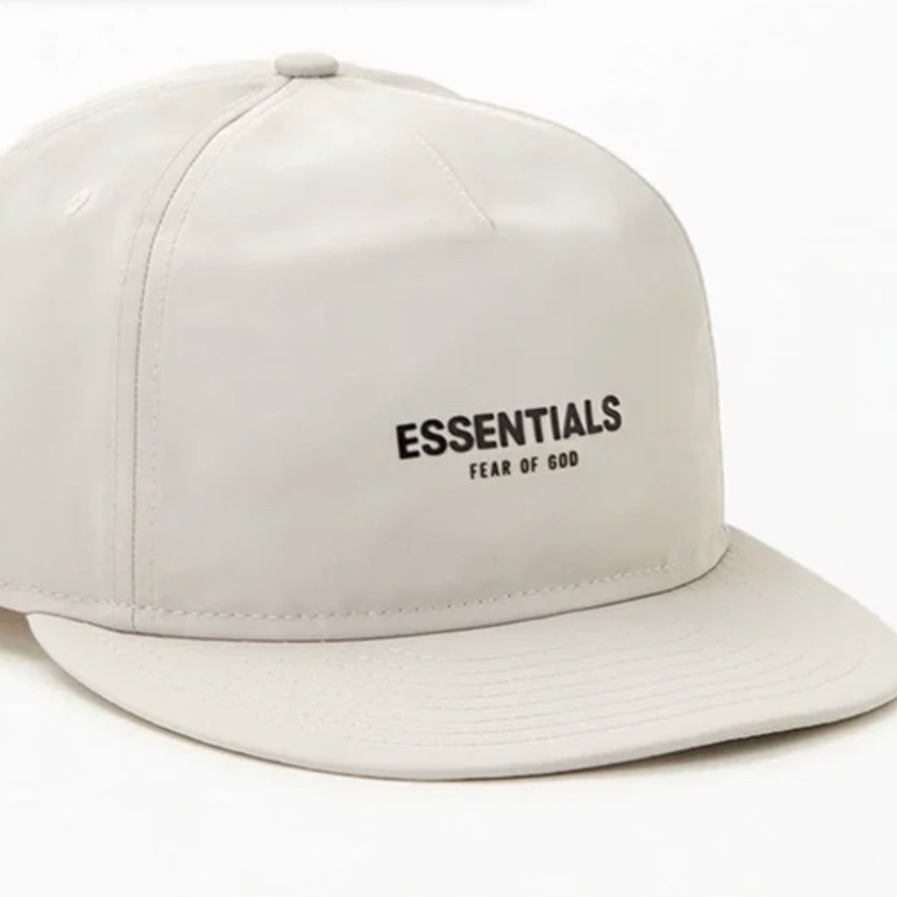 FOG - FEAR OF GOD Essentials x New Era Gray 9Fifty Retro Crown A-Frame Hat 1SZ